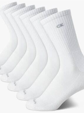 🎁(FREE with $15+ purchase) 
 Calvin Klein Women’s Cushion Crew Socks - 3-Pack
